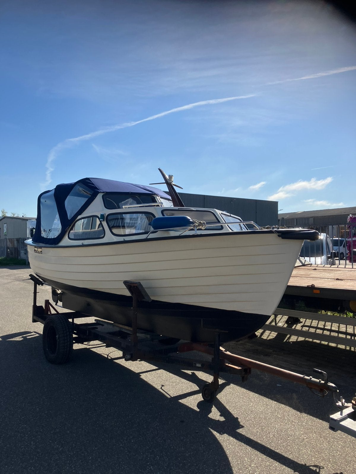 Mooie Noorse Spitsgatter met Vetus binnenboordmotor 13 pk., Binnenboordmotor, 1.80 meter, Diesel, 75 cm