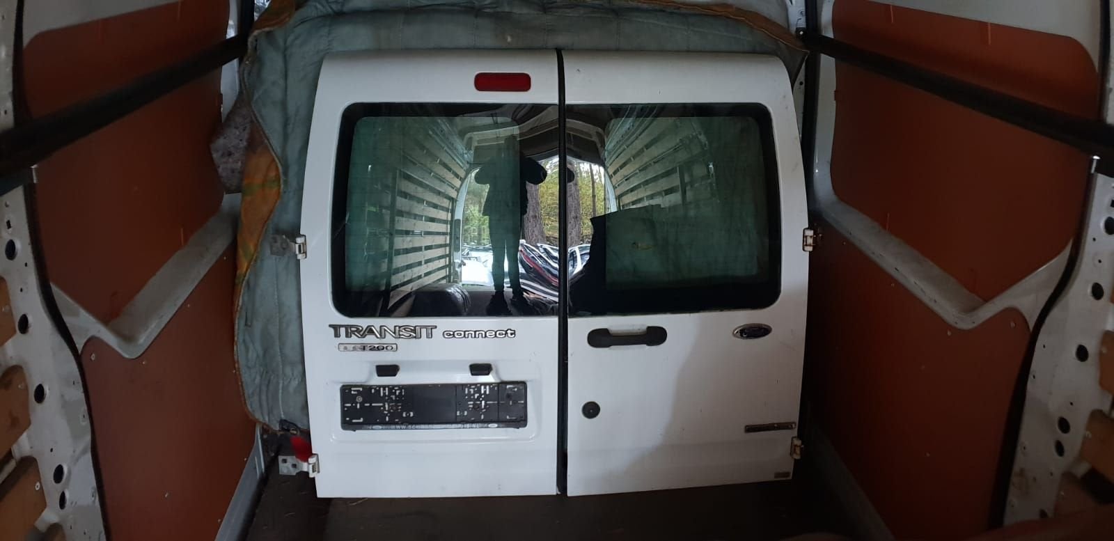 FORD TRANSIT CONNECT ACHTER PORTIEREN BJ 2011, Gebruikt, -, Ophalen of Verzenden, Achter