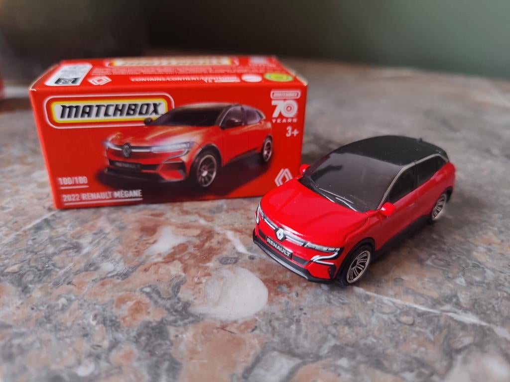 Matchbox Renault Megane ROOD, Ophalen of Verzenden, Zo goed als nieuw, Auto