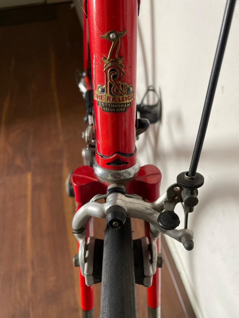 Raleigh Sirocco vintage racefiets - gemiddelde maat, Fietsen en Brommers, 28 inch, Gebruikt, 53 tot 57 cm, Ophalen