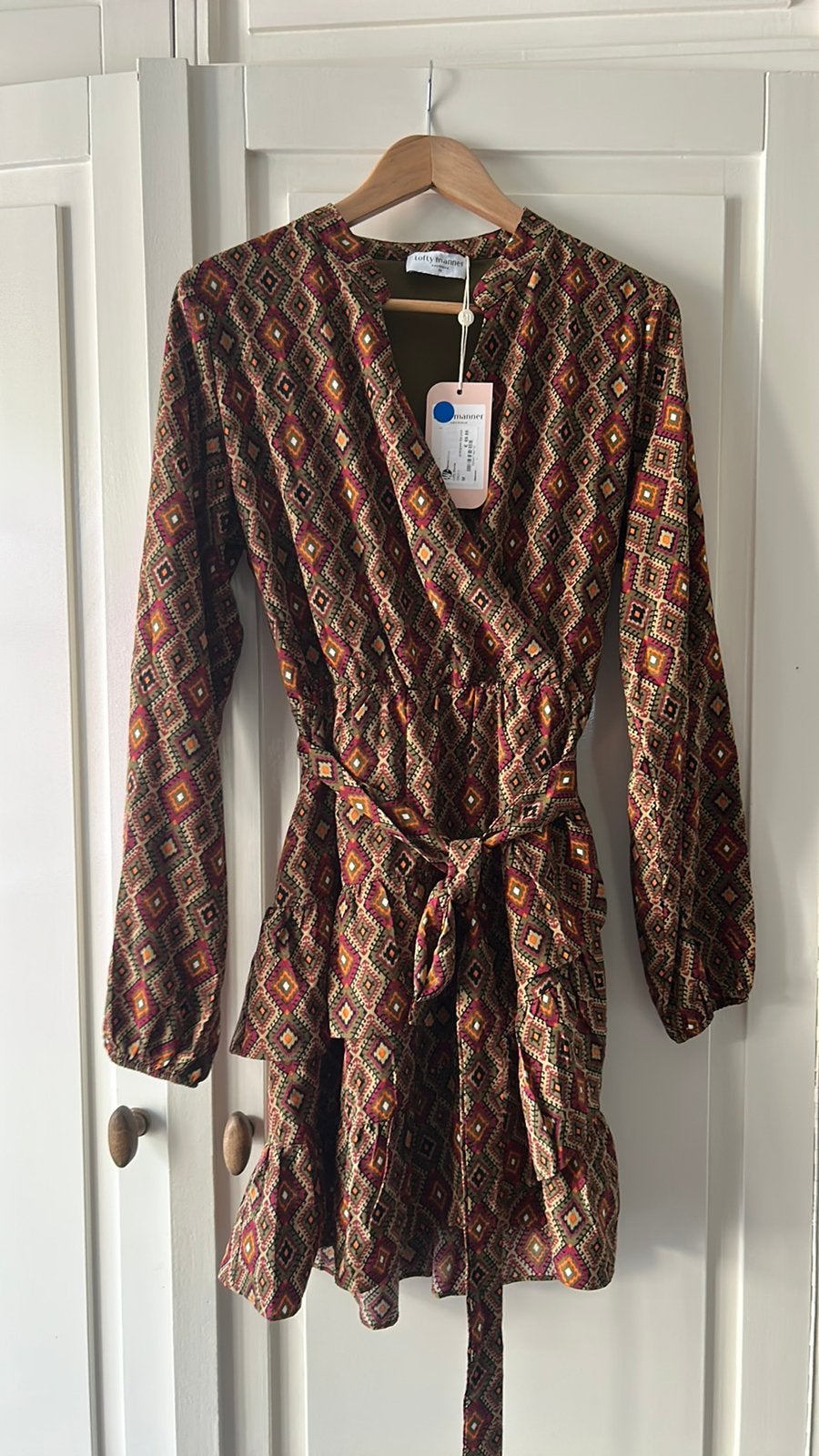 Lofty manner jurk maat M, Ophalen of Verzenden, Zo goed als nieuw, Maat 38/40 (M), Rood