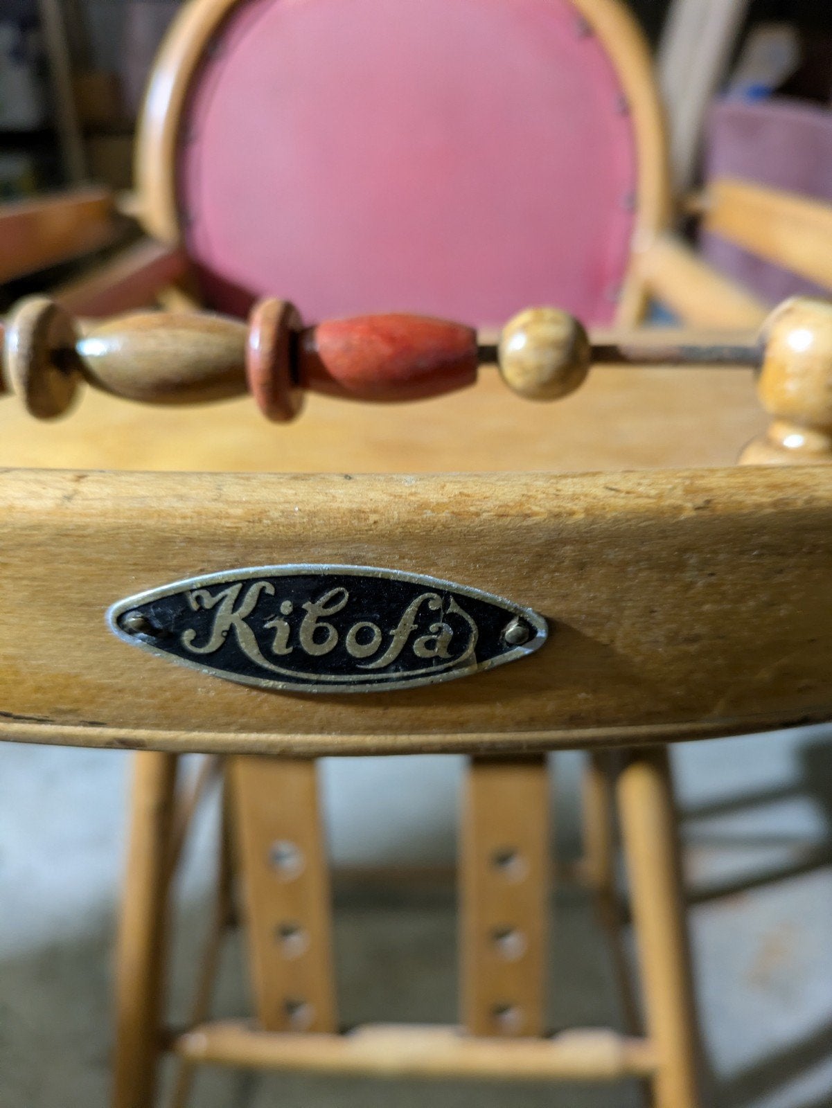 kibofa vintage kinderstoel, 1 kruk, Ophalen, Gebruikt