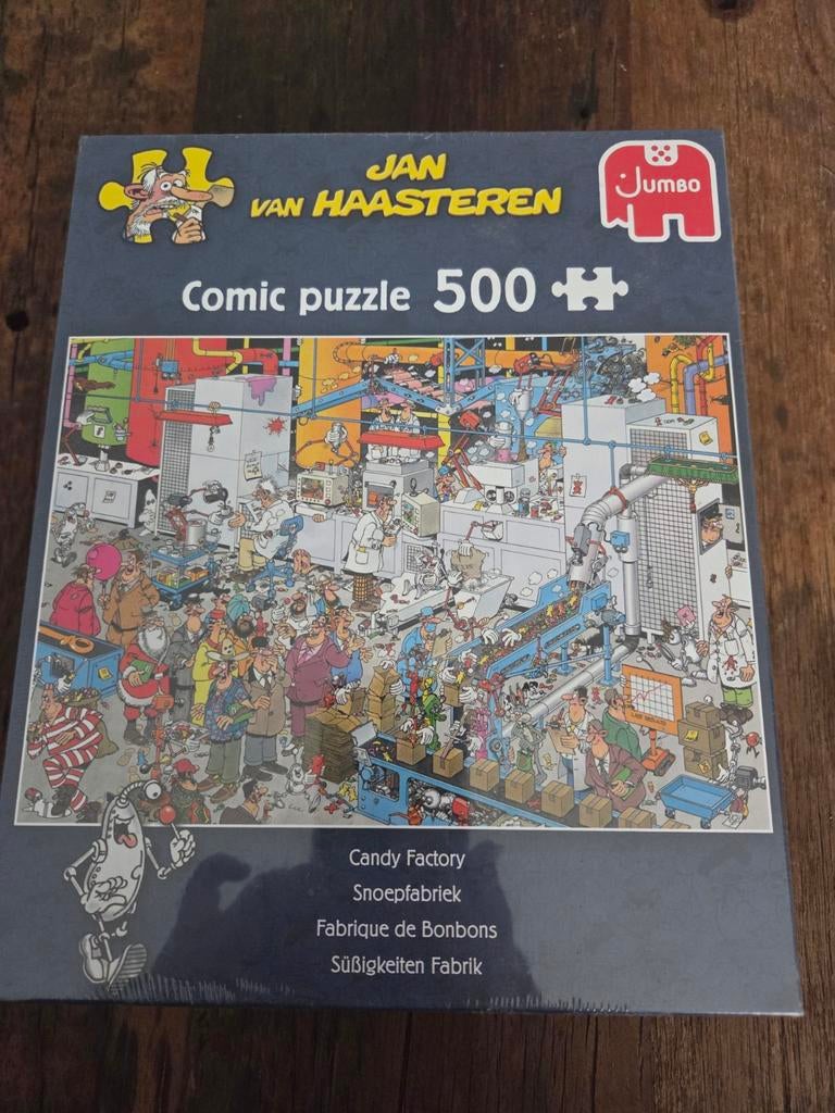 Jan van Haasteren puzzel, snoepfabriek, Ophalen of Verzenden, 500 t/m 1500 stukjes, Nieuw