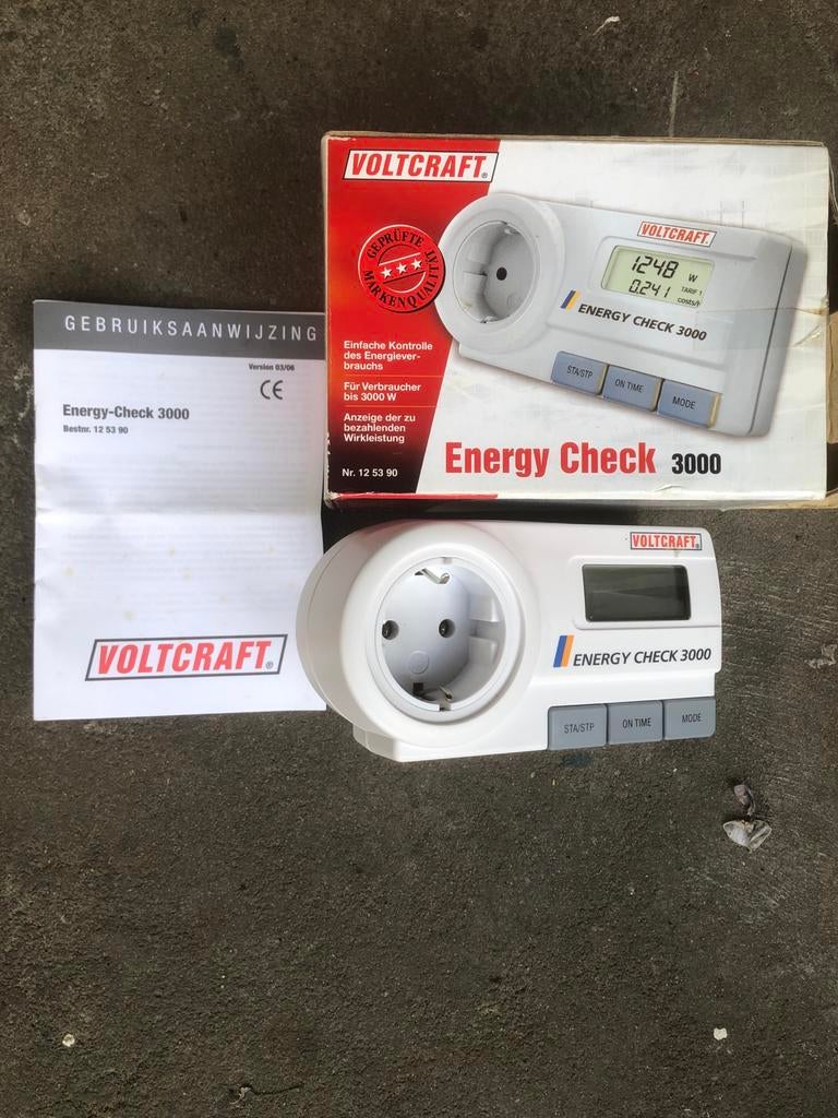 Voltcraft Energy Check 3000 Energiemeter, Doe-het-zelf en Verbouw, Ophalen, Zo goed als nieuw, Overige typen