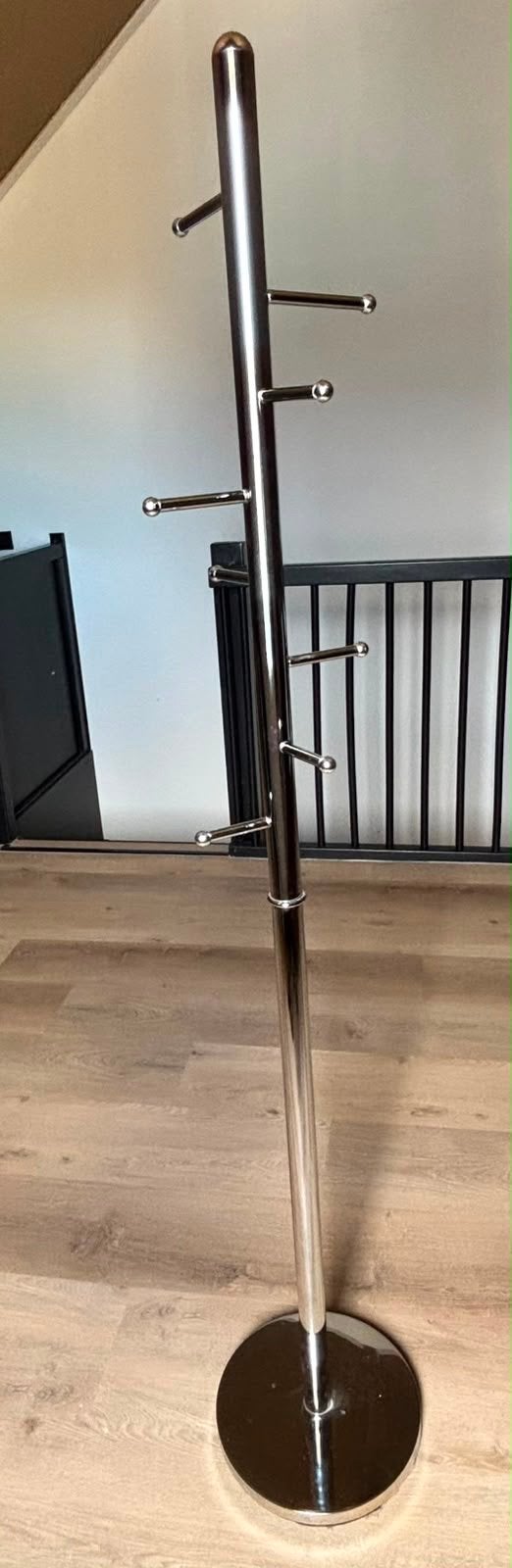 Zilver Chrome Kapstok - Staande Kapstok, Ophalen, Gebruikt, Metaal, Staande kapstok