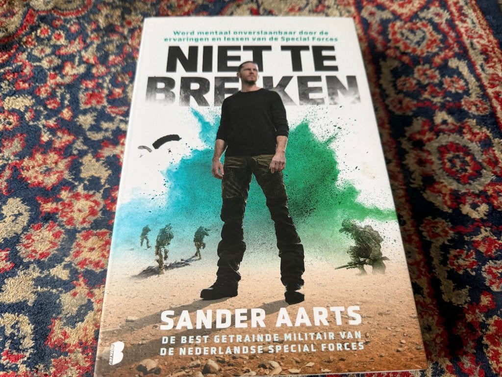 Niet te Breken. Sander Aarts., Sander Aarts, Ophalen of Verzenden, Zo goed als nieuw, Landmacht