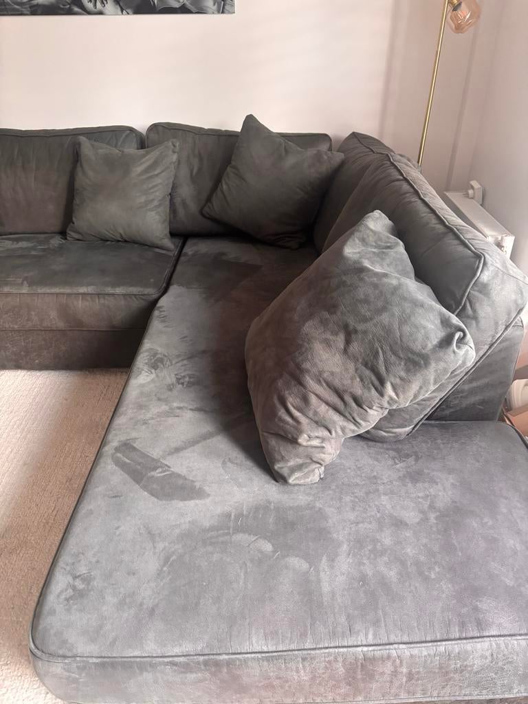 Comfortabele en ruime hoekbank met afneembare hoezen, Huis en Inrichting, Banken | Bankstellen, Ophalen, Gebruikt, Hoekbank, 300 cm of meer