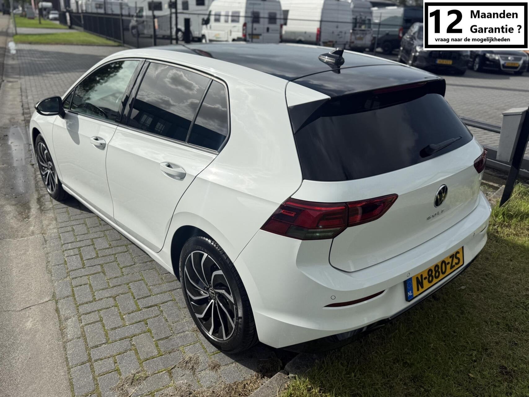 Volkswagen Golf 1.5 TSI Life Business 130 PK Carplay,Clima,L, Auto's, Stof, 4 cilinders, Met garantie (alle), Wit