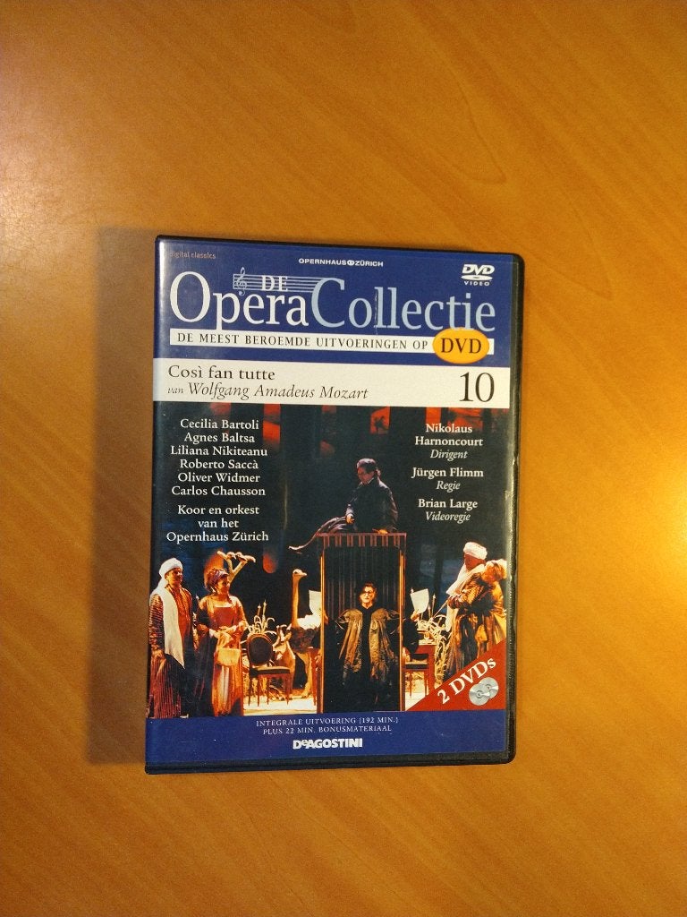DVD Cosi fan Tutte van Wolfgang Amadeus Mozart, Alle leeftijden, Ophalen of Verzenden, Zo goed als nieuw