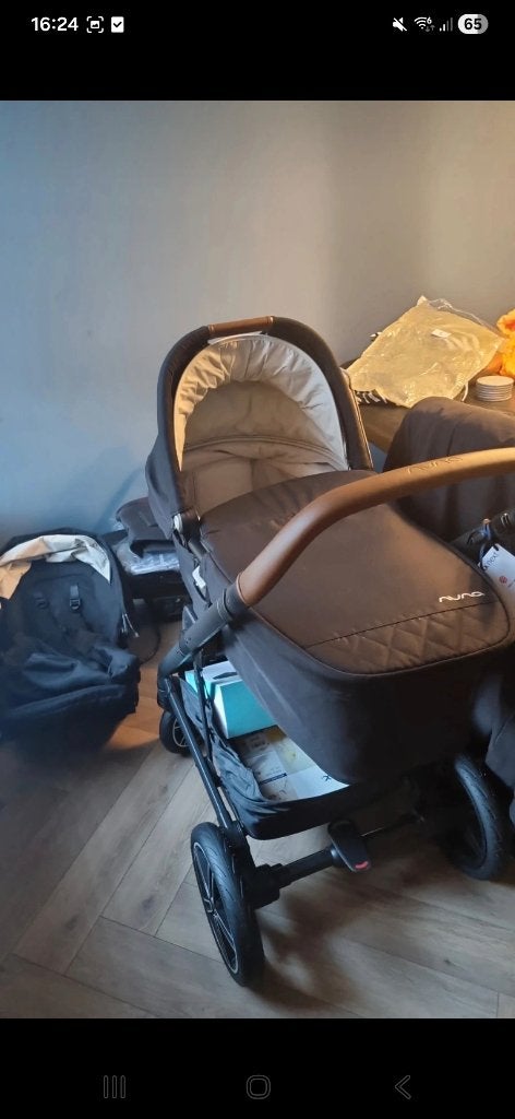 Kinderwagen nuna, Gebruikt, Met reiswieg, Ophalen, Kinderwagen