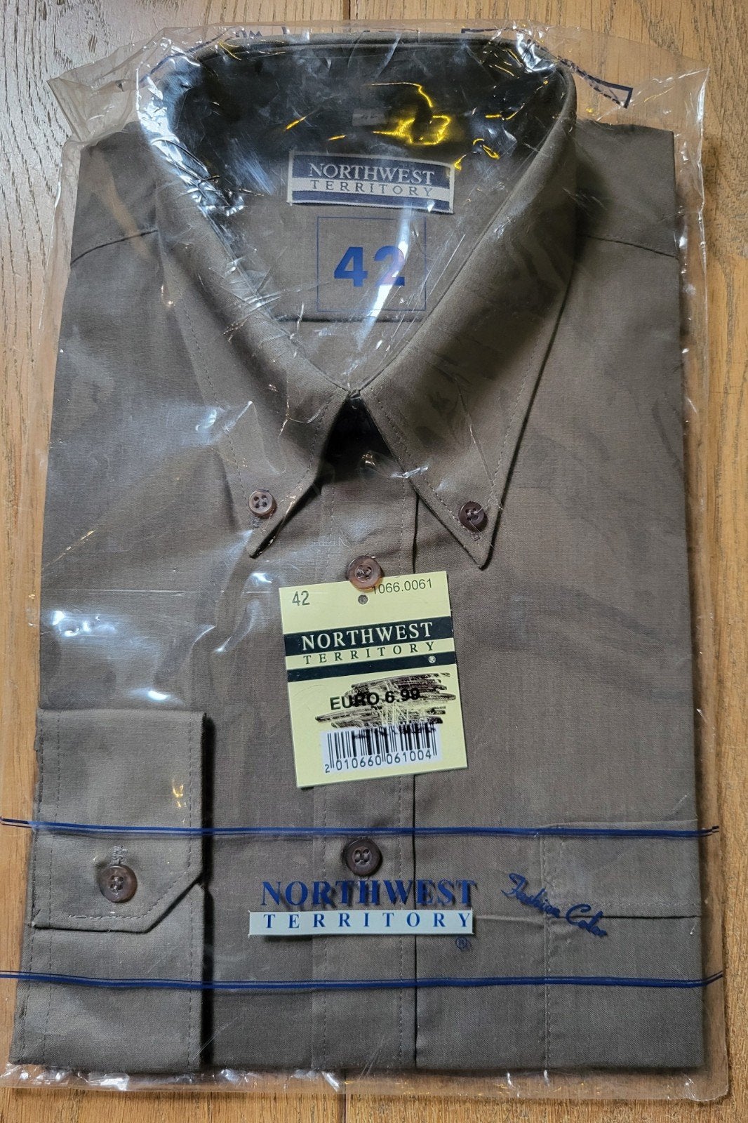 Nieuw Northwest Territory Heren Overhemd – M 42 (L) – Bruin, Ophalen of Verzenden, Nieuw, Bruin, Halswijdte 41/42 (L)