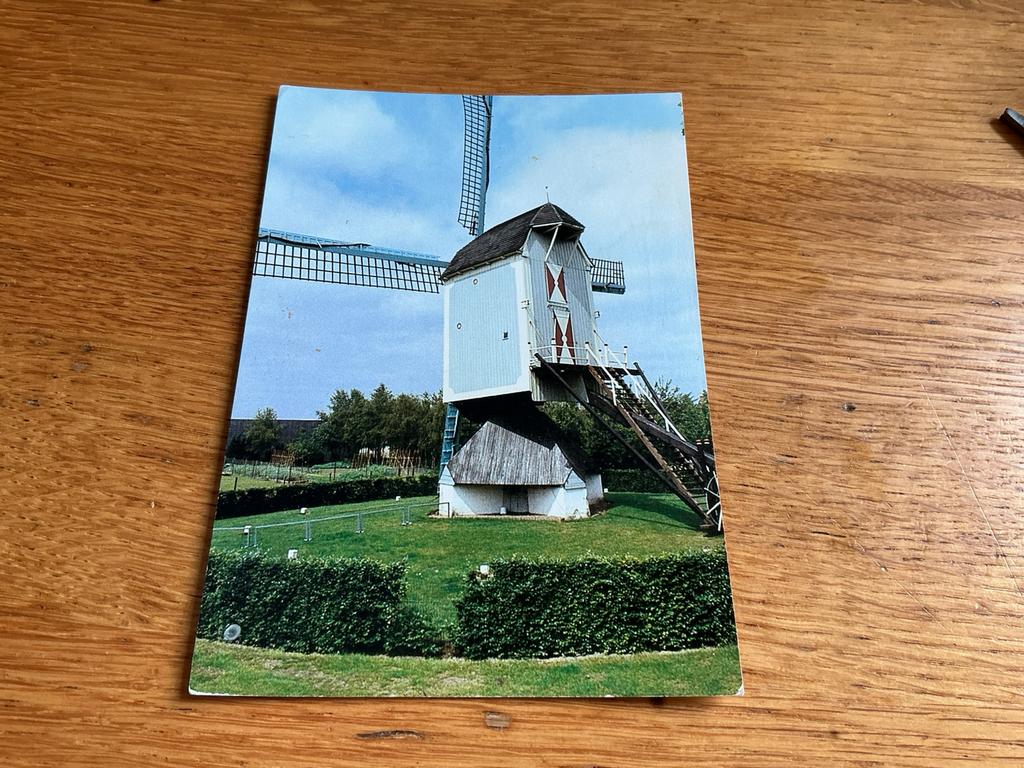 894 molen Bergeijk vlekjes, Verzamelen, Ansichtkaarten | Nederland, Ophalen of Verzenden