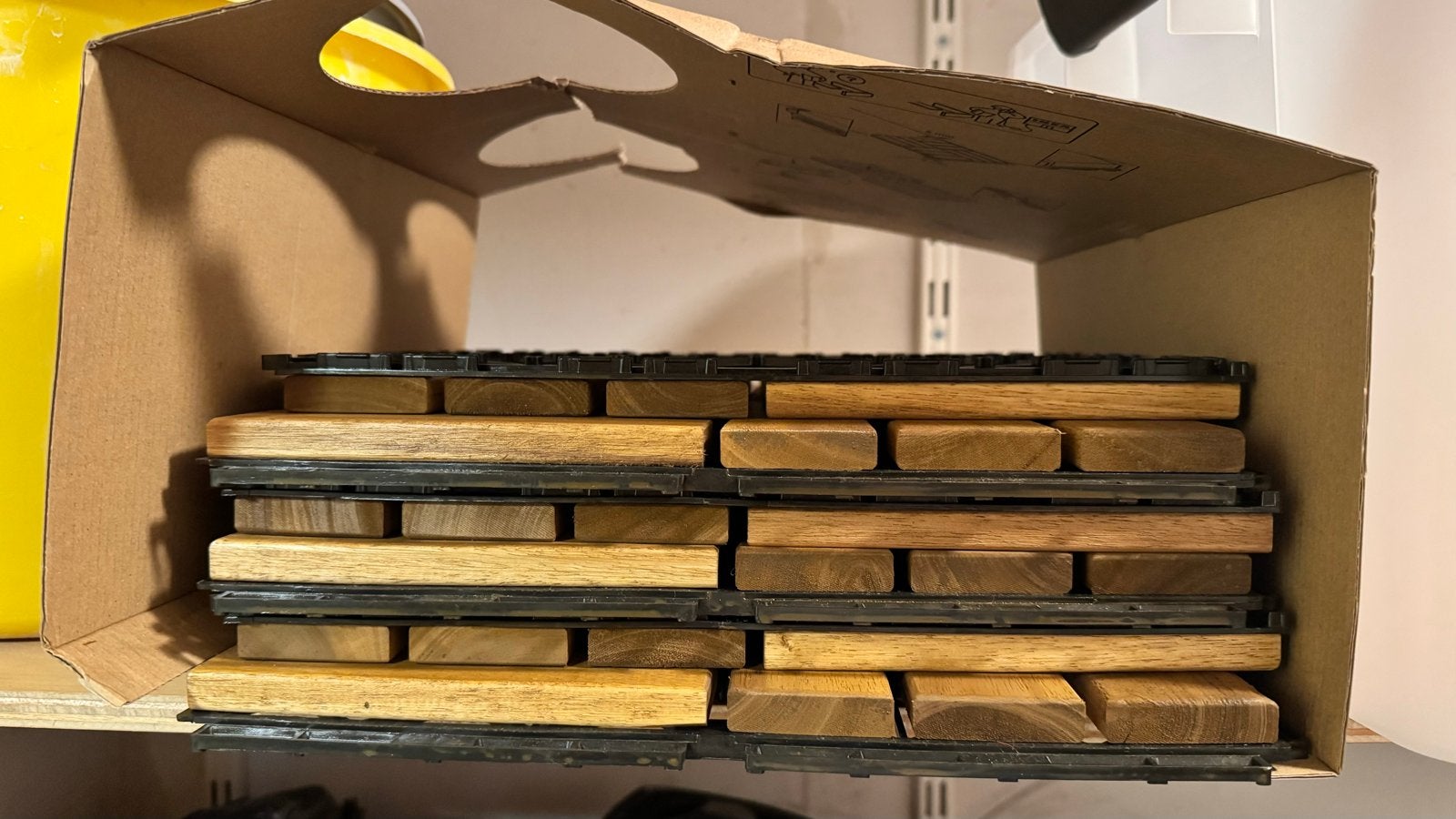 IKEA RUNNEN Vlondertegels - 15 stuks, Ophalen, Nieuw, Hout