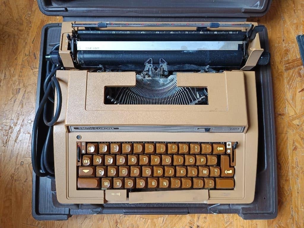 Typemachine, Ophalen, Gebruikt
