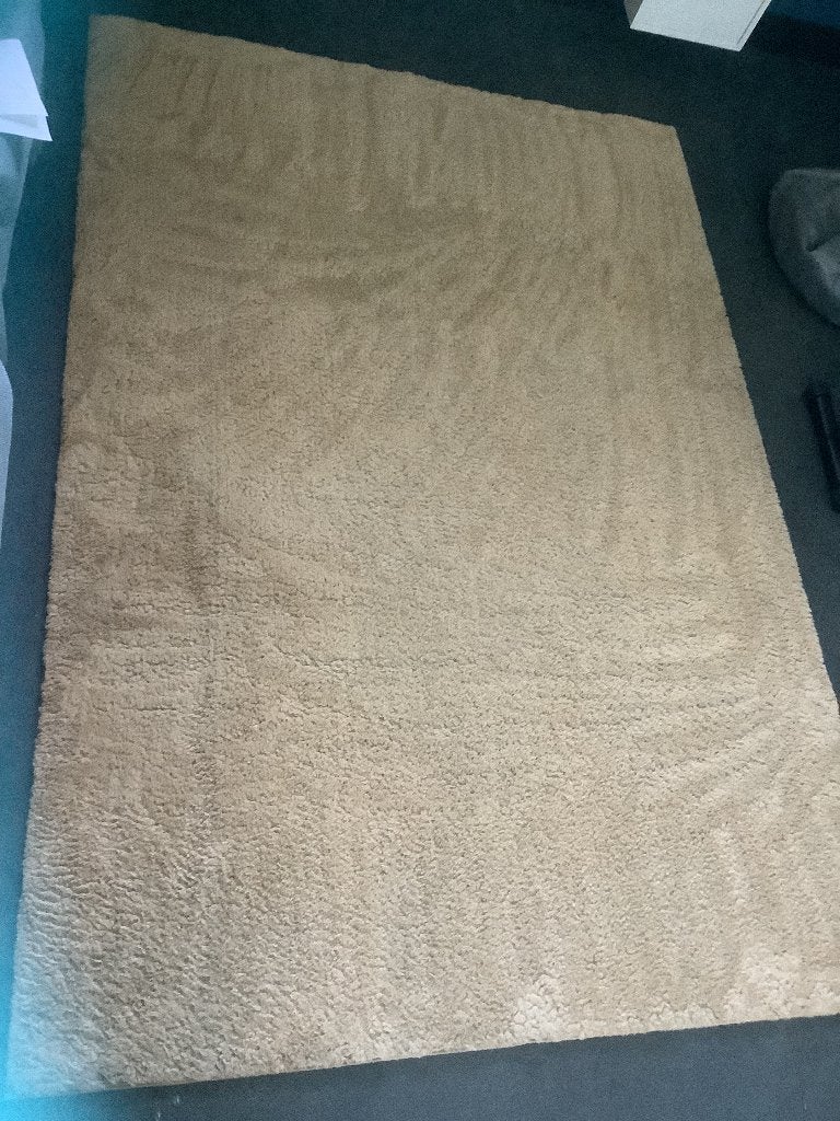 Kleed 160 x 230 goud geel, Ophalen, Gebruikt, 150 tot 200 cm, 200 cm of meer