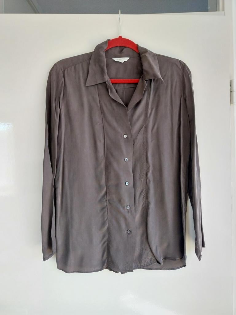 Massimo Dutti oversized blouse S bruin, Ophalen of Verzenden