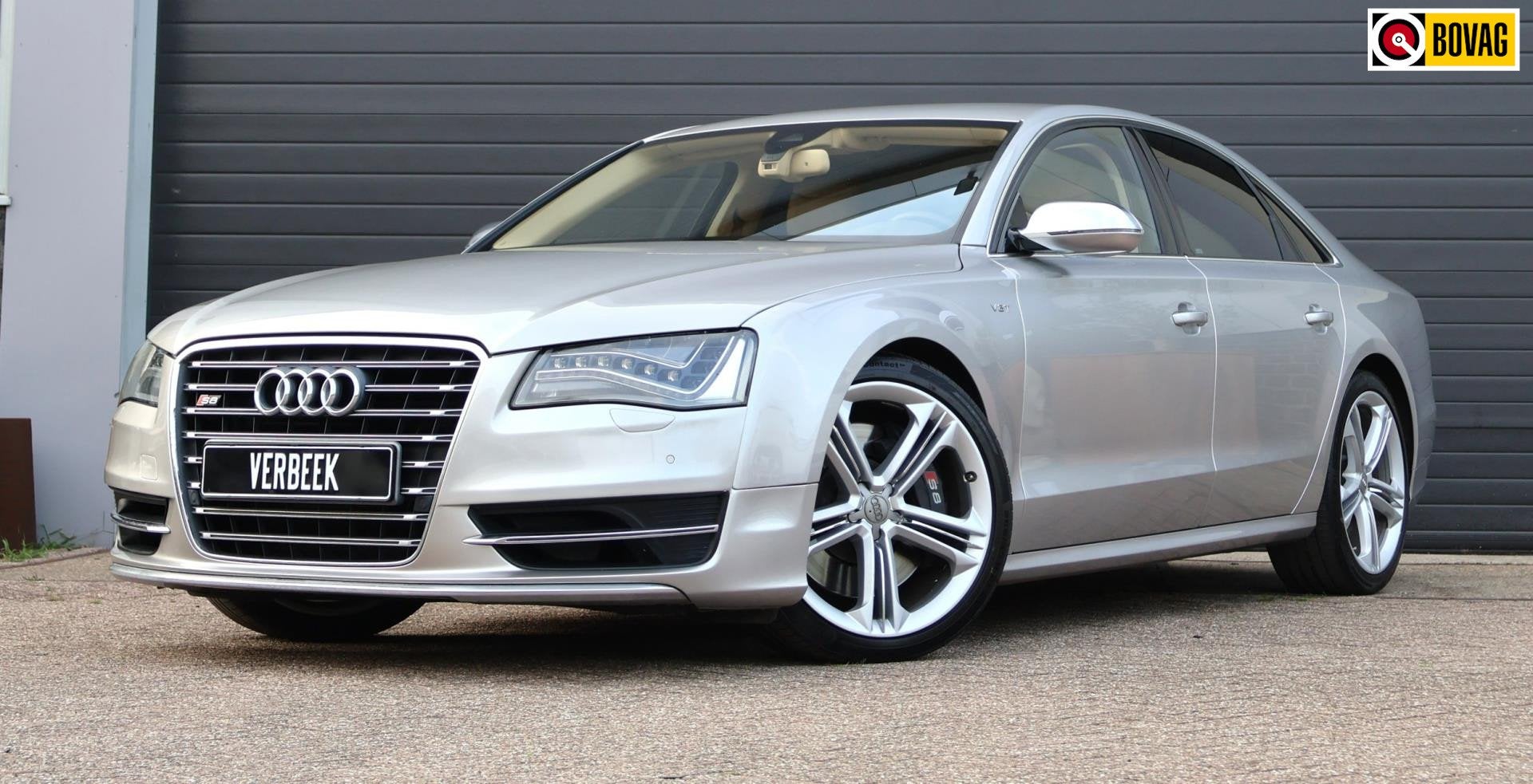 Audi S8 4.0 TFSI S8 quattro Pro Line+ Luxe/Leder/Carbon/520P, Automaat, Dealer onderhouden, Gebruikt, 520 pk