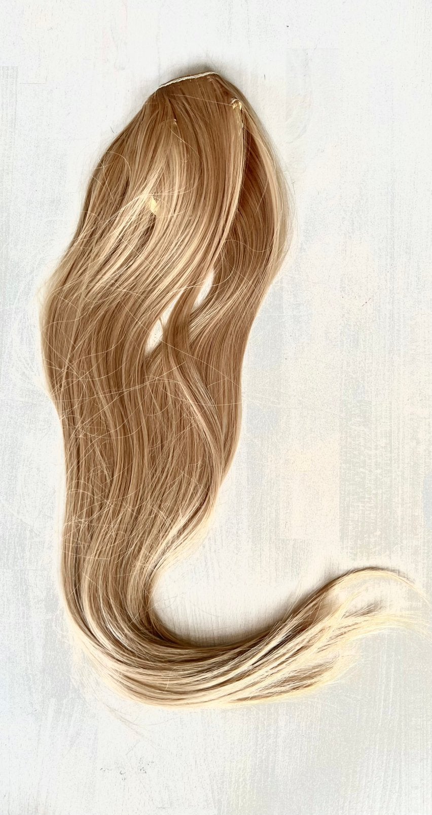Clip-in hair extensions lang blond haarstukje, Ophalen of Verzenden, Nieuw