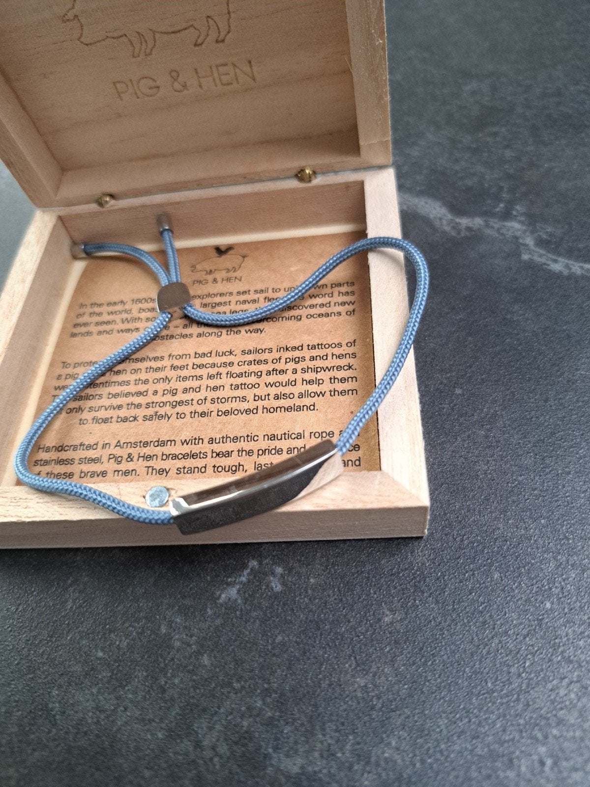 pig en hen armband, Verzenden, Nieuw, Blauw