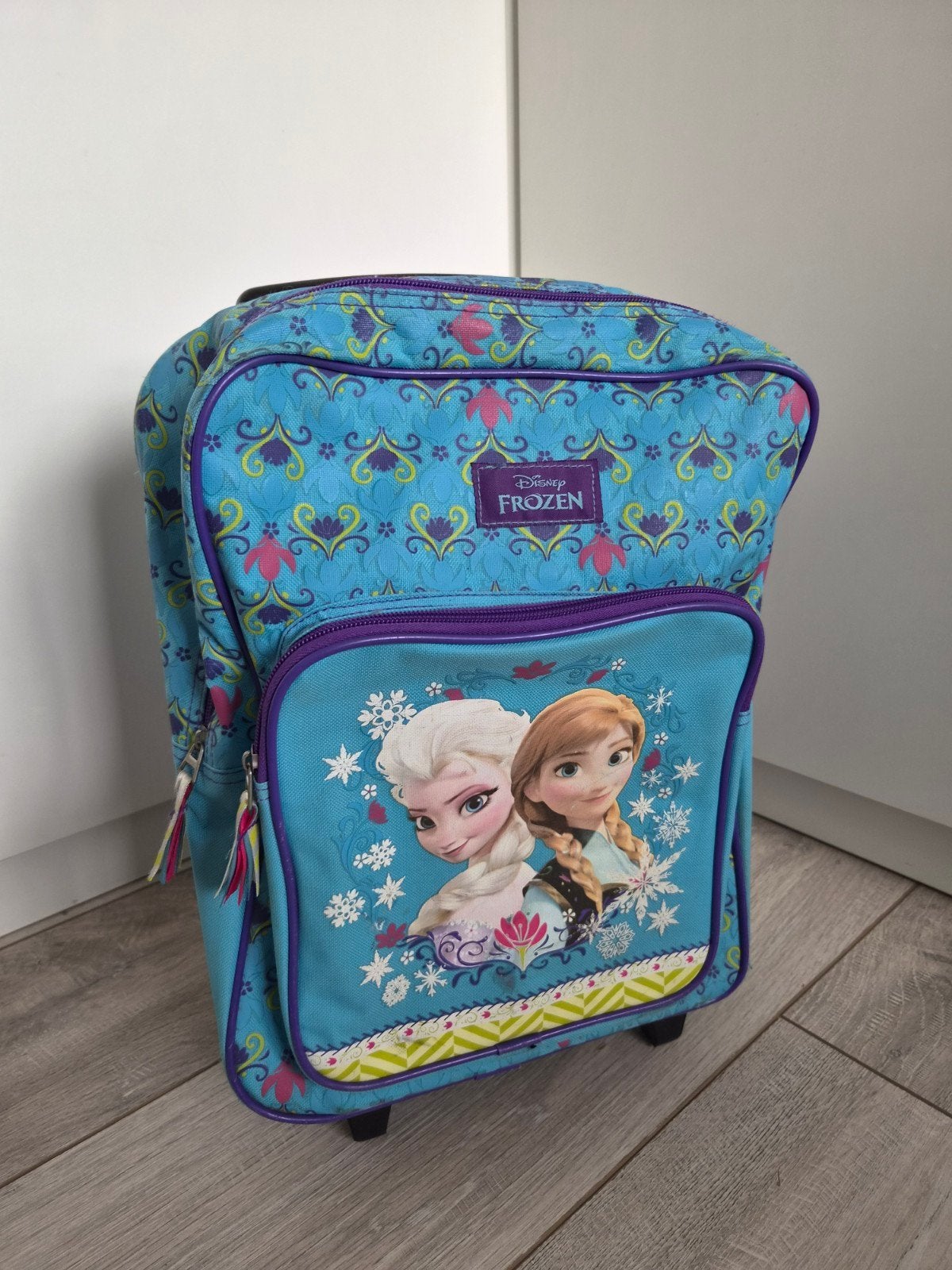 Disney Frozen Rolkoffer/Rugzak - Anna & Elsa, Ophalen, Gebruikt, 30 tot 40 cm, Minder dan 30 cm