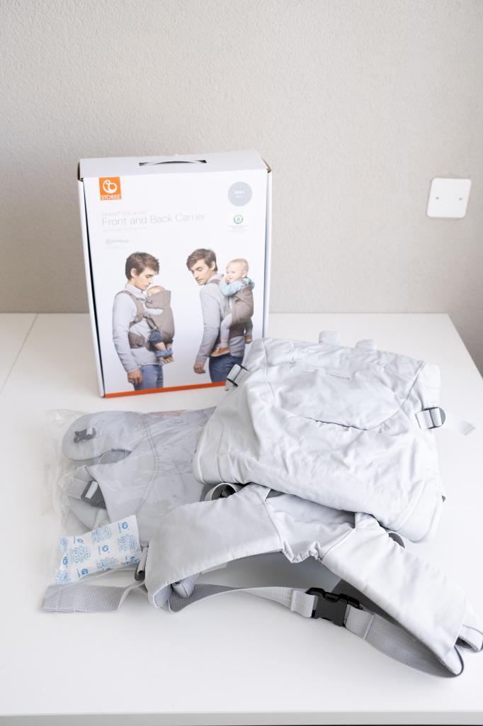Stokke My Carrier Buik & Rugdrager, Buik of Rug, Zo goed als nieuw, Draagzak, Ophalen
