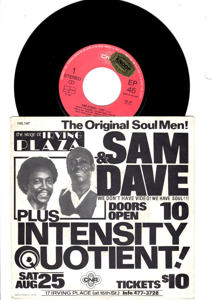 SAM & DAVE -A-KANT MEDLEY VAN BEKENDE NUMMERS VAN SAM & DAVE, Verzenden, 7 inch, Fotohoes, Zo goed als nieuw