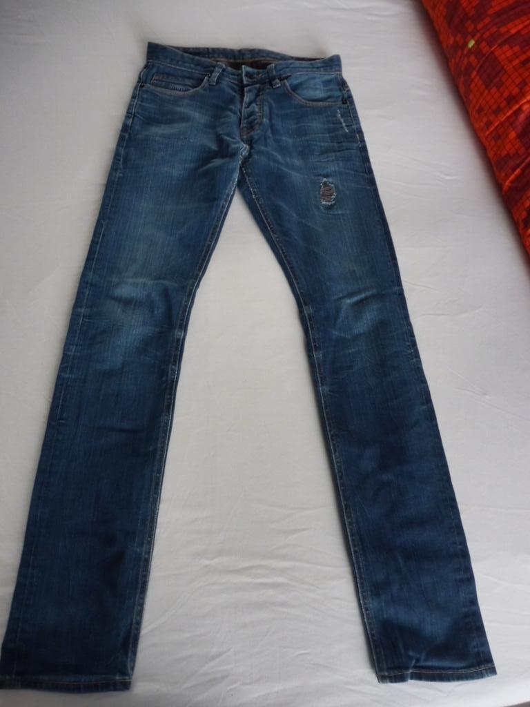 8MM jeans mt 28 spijkerbroek broek, Kleding | Heren, Ophalen of Verzenden, Gedragen, Blauw, Overige jeansmaten