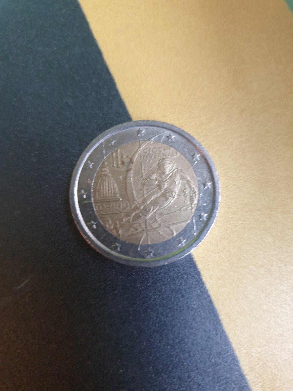 2 euro cc Italië 2006 Olympische Winterspelen Torino, Postzegels en Munten, Ophalen of Verzenden, Italië, 2 euro