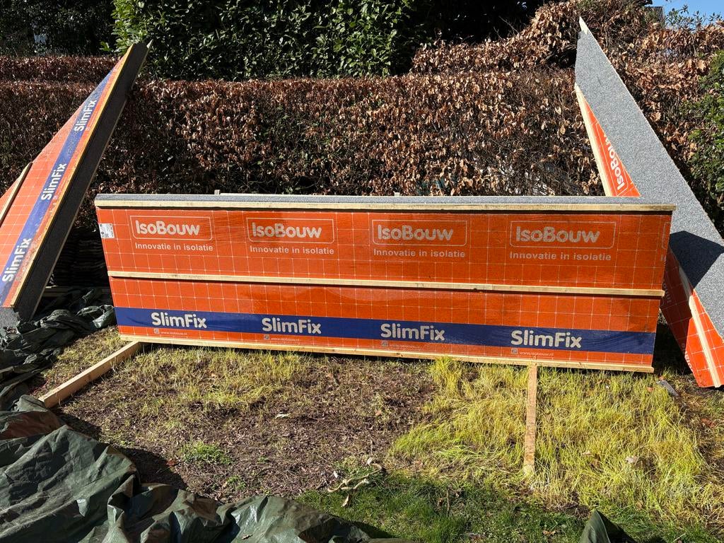 GRATIS AFHALEN : IsoBouw Slimfix xt 6.3 3/3r dakplaat, Overige materialen, 12 cm of meer, Zo goed als nieuw, Minder dan 5 m²