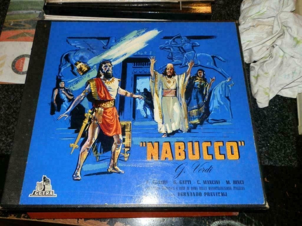 Nabucco Vinyl collectie G verdi, Ophalen of Verzenden, Gebruikt, 12 inch