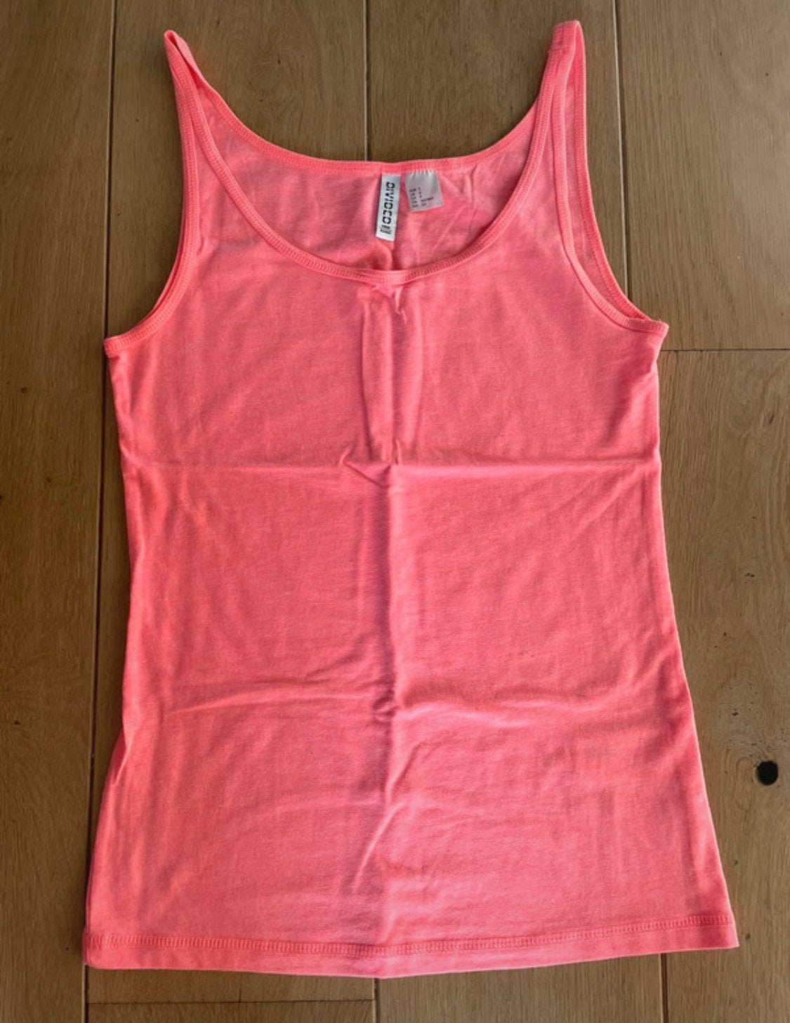 Top - merk H&M - Neon Roze - Maat S, Kleding | Dames, Ophalen of Verzenden, Zo goed als nieuw, Roze, Maat 36 (S)