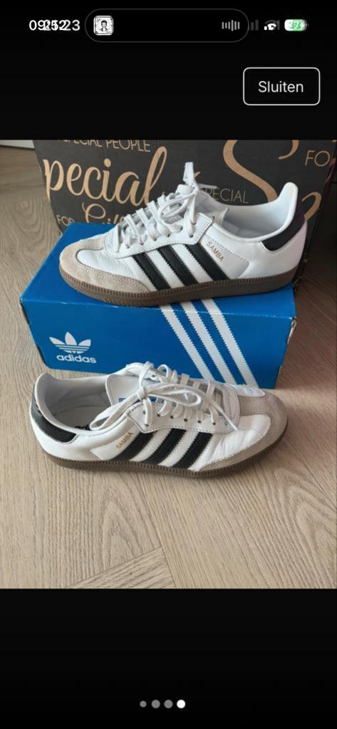 Adidas Samba sneakers - maat 36, Wit, Ophalen of Verzenden, Sneakers of Gympen, Zo goed als nieuw