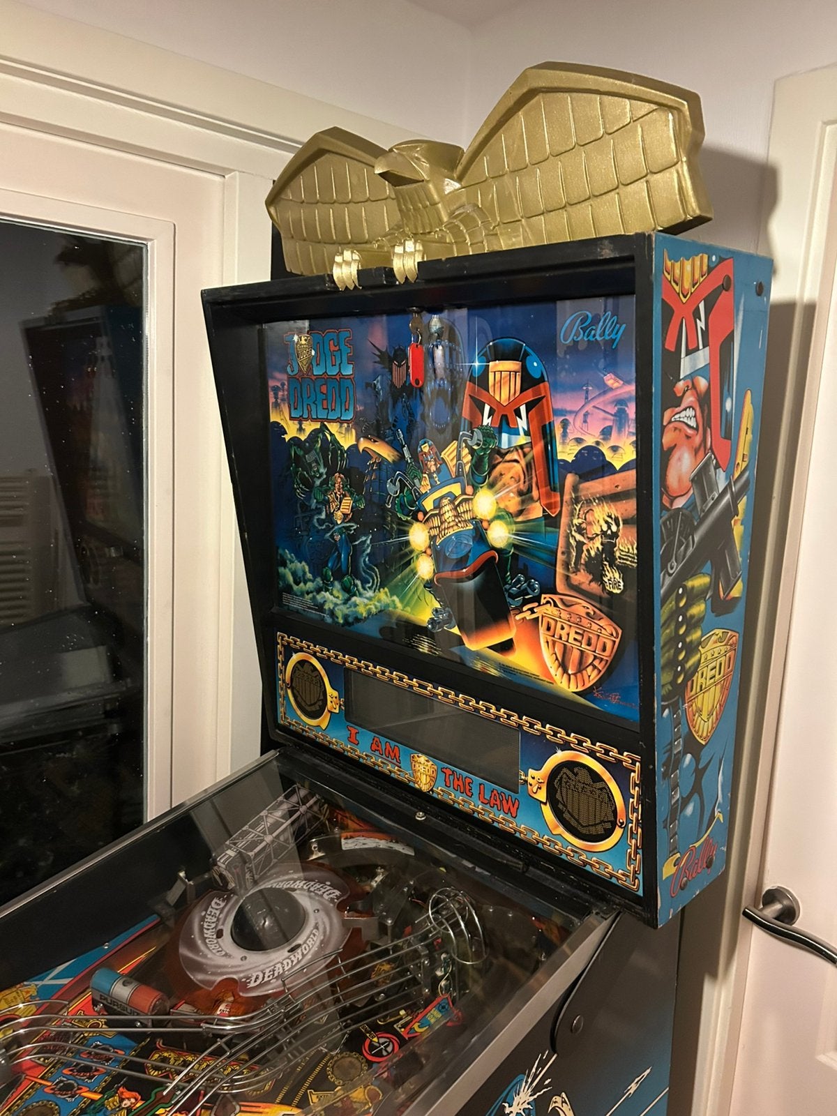 Prachtige judge dredd wide body flipperkast, Verzamelen, Automaten | Flipperkasten, Ophalen, Zo goed als nieuw, Flipperkast