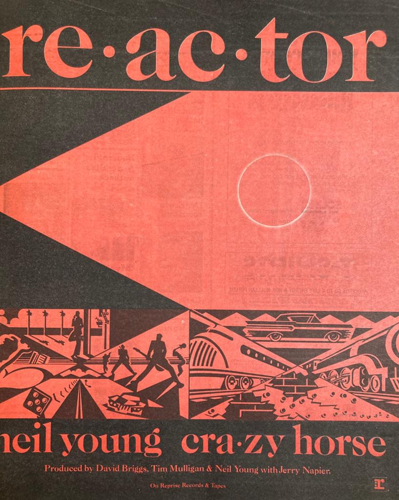 Advertentie NEIL YOUNG Reactor release, Ophalen of Verzenden, Gebruikt