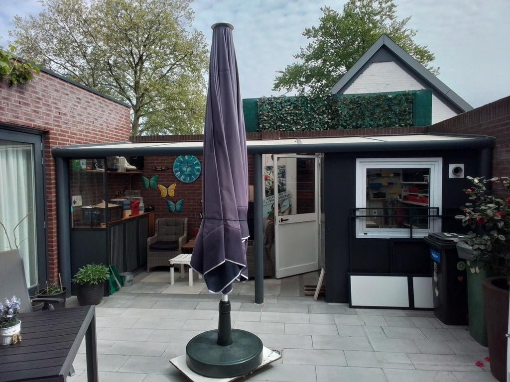 Parasol (3 x 3 ), Tuin en Terras, Overkappingen, Gebruikt, Veranda, Ophalen
