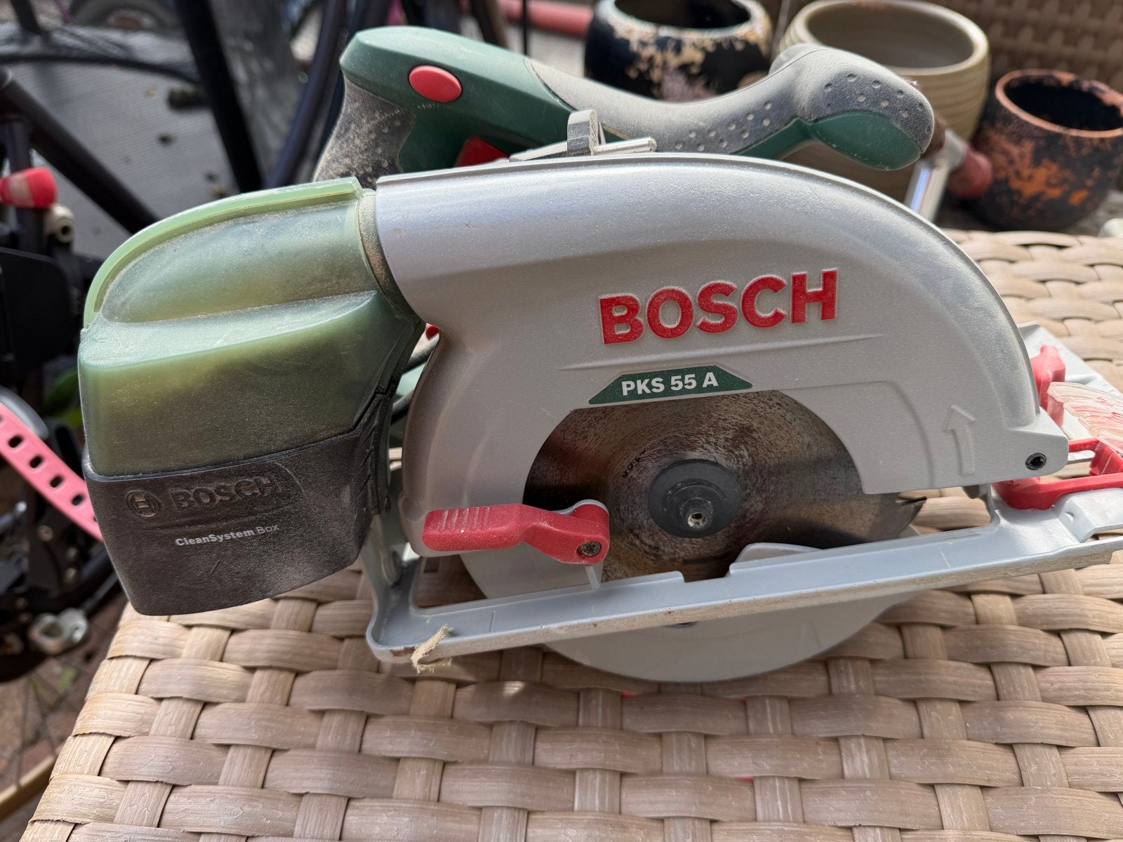 Bosch PKS 55 A Cirkelzaag - Gebruikt, Ophalen, Gebruikt, Cirkelzaag, 600 tot 1200 watt
