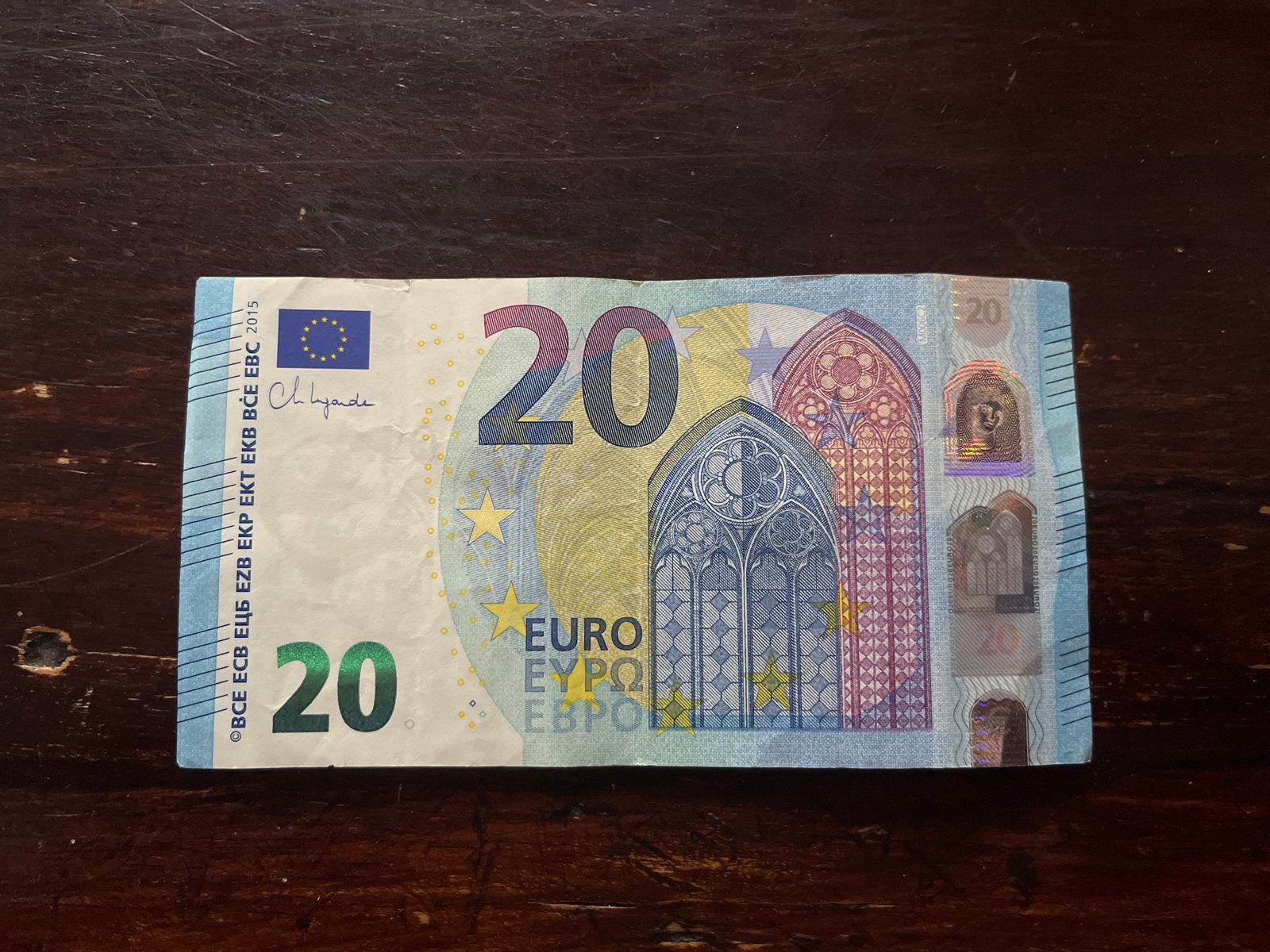 20 Euro Biljet - Nieuwe Serie (2015) portugal M006C2, Ophalen of Verzenden, Portugal, 20 euro, Los biljet
