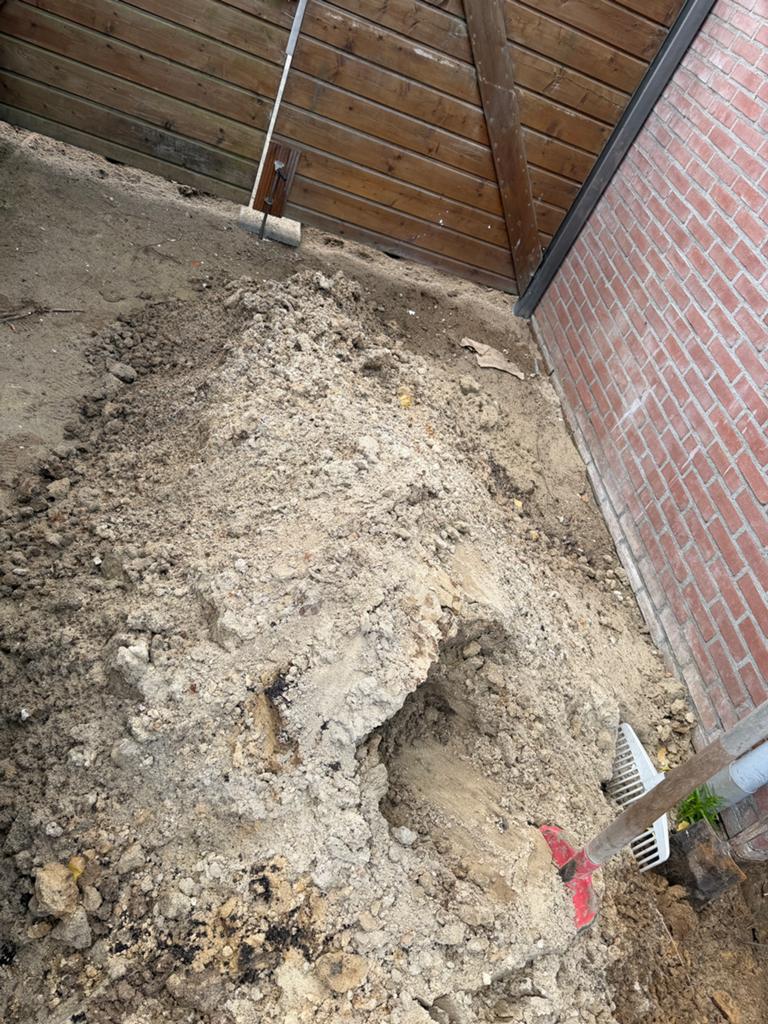 Witzand gratis ophalen, Tuin en Terras, Zand, Ophalen, Gebruikt, Straatzand