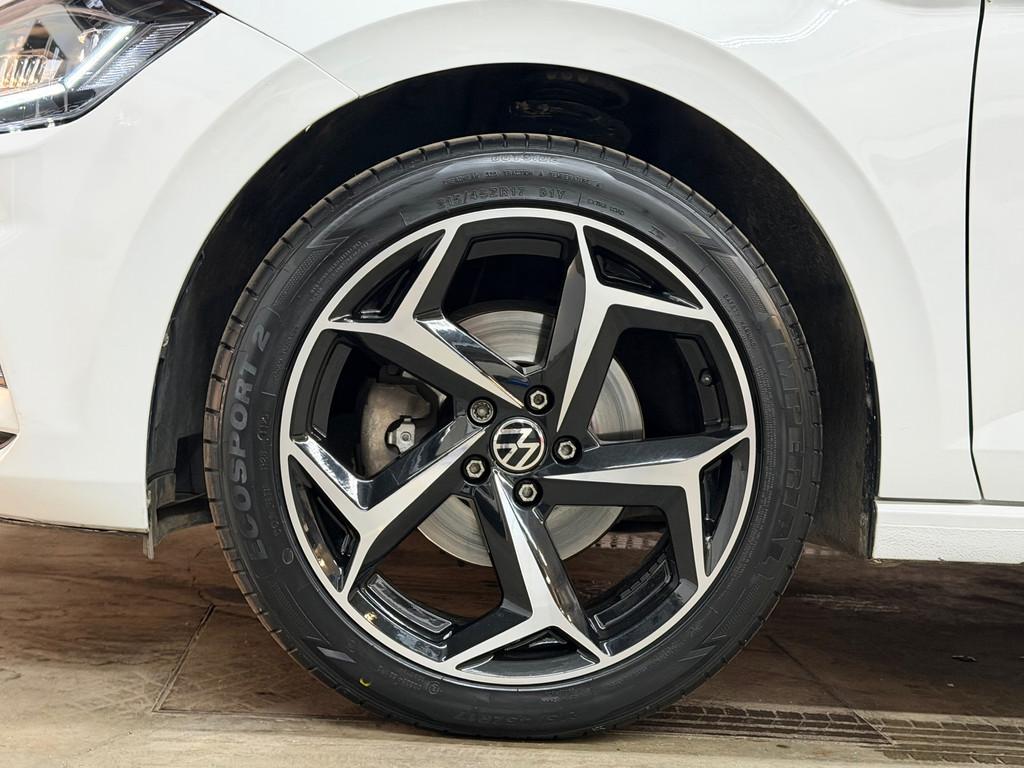 Volkswagen Polo 1.6 TDI R-Line 2019 DSG LED CAR-PLAY CRUISE, Auto's, Stof, Gebruikt, Wit, Bedrijf