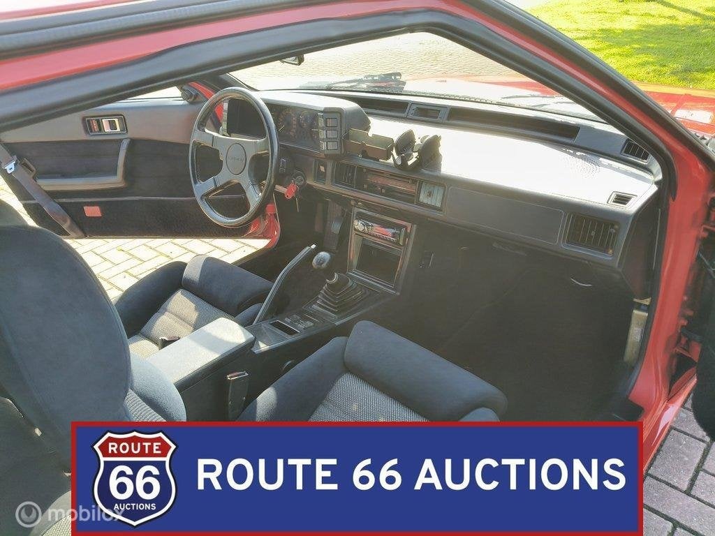 Mitsubishi Starion Turbo | 1986 | Route 66 Auctions, Auto's, Overige carrosserieën, Zwart, Bedrijf, Handgeschakeld