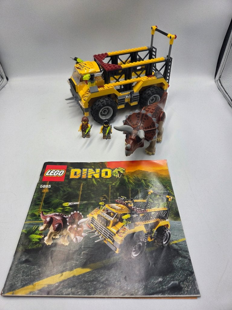 Lego Dino 5885 Triceratops Trapper, Kinderen en Baby's, Speelgoed | Duplo en Lego, Compleet, Lego, Ophalen of Verzenden, Zo goed als nieuw