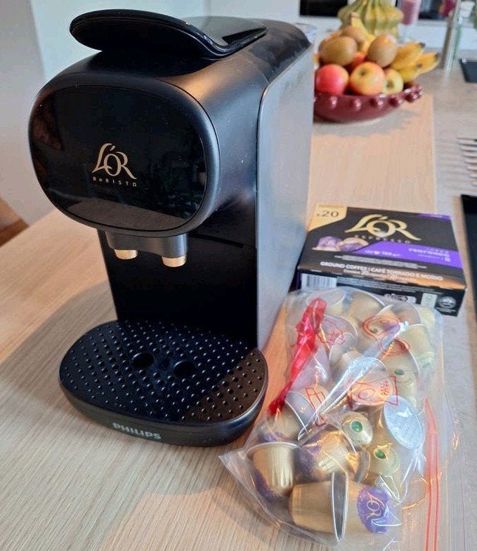 L'OR Barista koffiezetapparaat met capsules, Ophalen, Zo goed als nieuw, 1 kopje, Combi