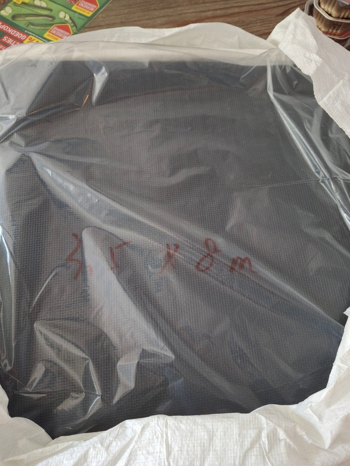Container afdekzeil 3.5x8m - ook voor aanhangers, Ophalen
