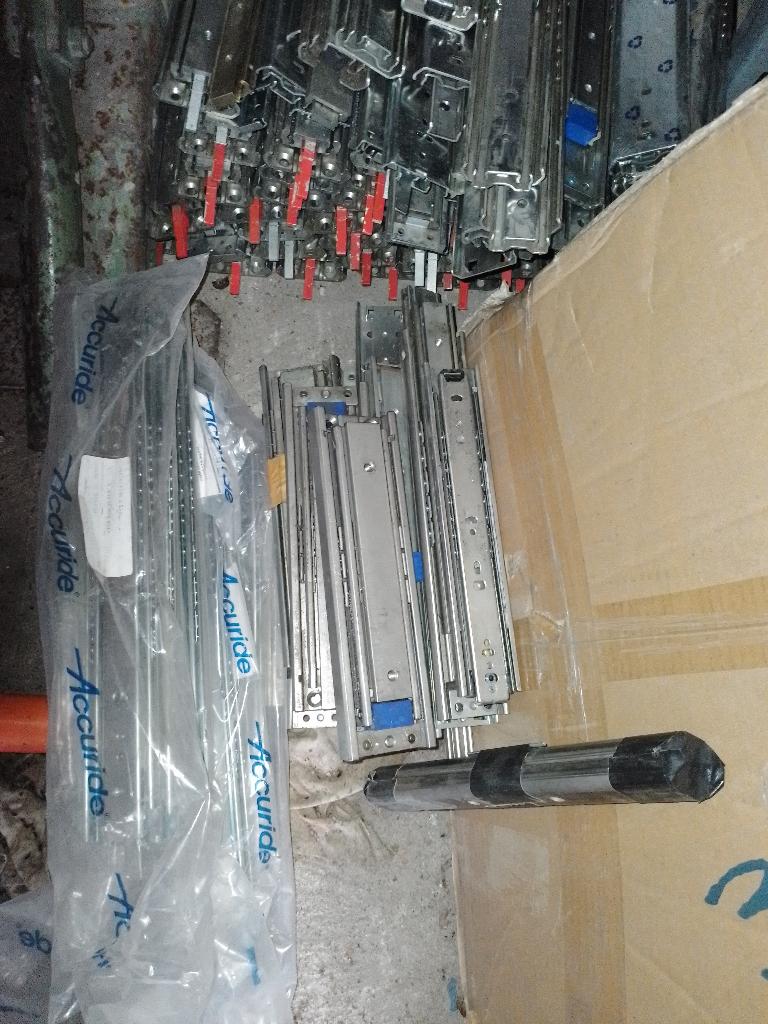 ladegeleiders telescoopgeleiders 25 - 50cm kogelladerails, Ophalen, Zo goed als nieuw, 250 mm of meer