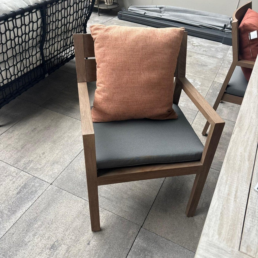 Antigua - Square Tuinset | Showroommodel, Ophalen, 4 zitplaatsen, Gebruikt, Teakhout