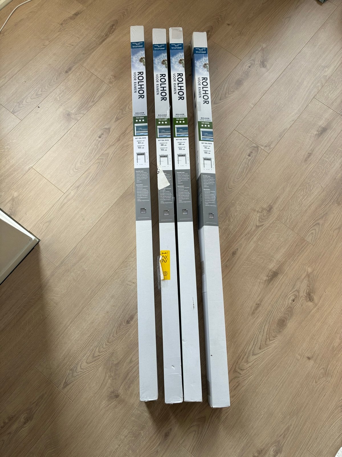 4 Bruynzeel Rolhorren Nieuw (2 ongeopend), Minder dan 80 cm, Hordeur, Minder dan 200 cm, Nieuw