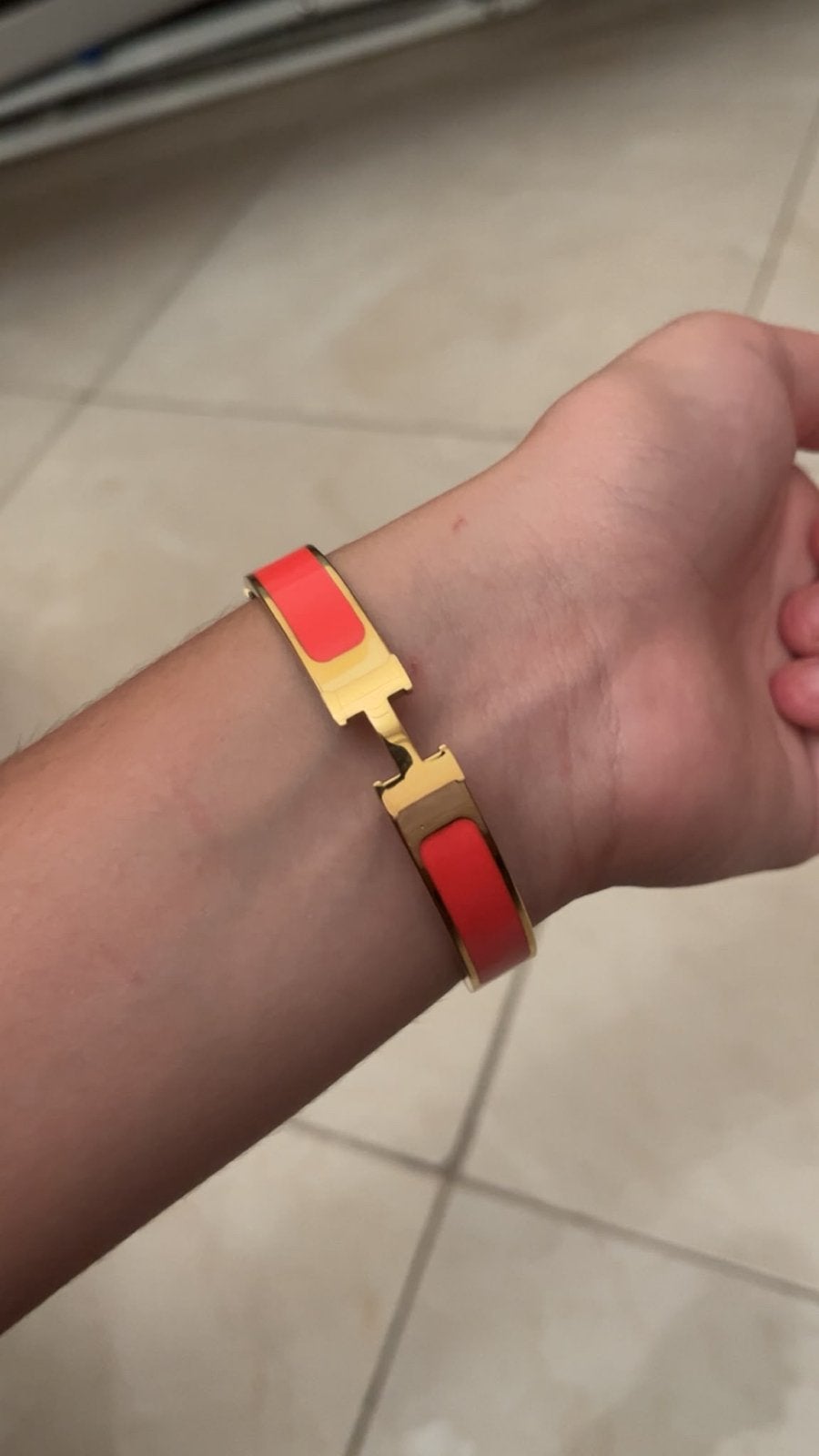 Hermes armbandje - RVS - Diverse kleuren, Sieraden, Tassen en Uiterlijk, Armbanden, Verzenden, Nieuw, Goud, Staal
