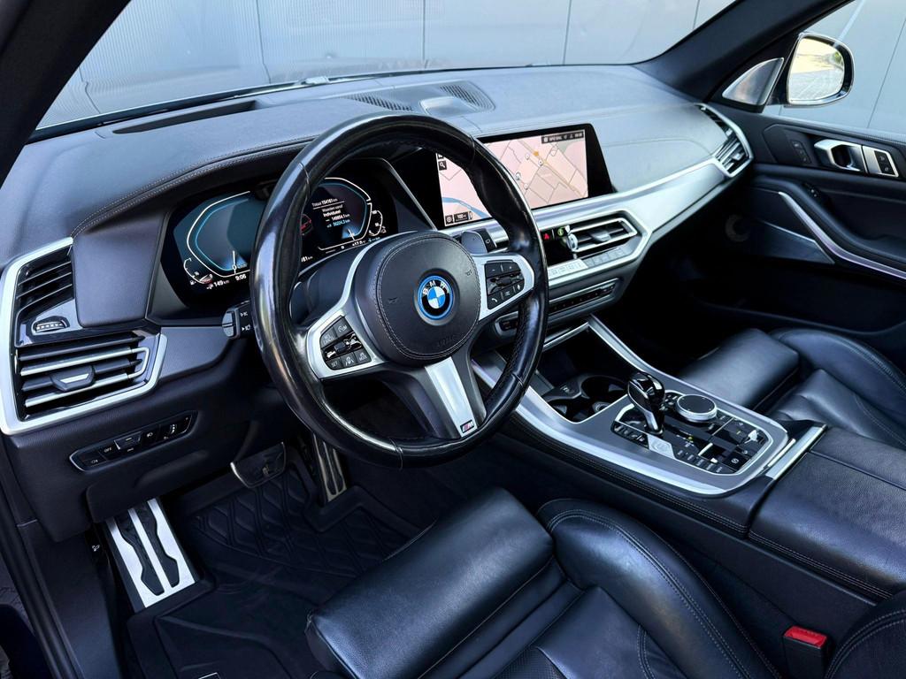 BMW X5 xDrive45e M-sport B&W / M-seats / Pano / Tr.hk, Auto's, BMW, Automaat, Gebruikt, 394 pk, Vierwielaandrijving