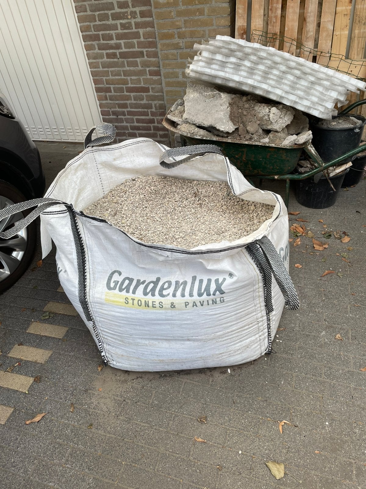 Grind halve bigbag (incl. Grindmatten), Ophalen, Nieuw