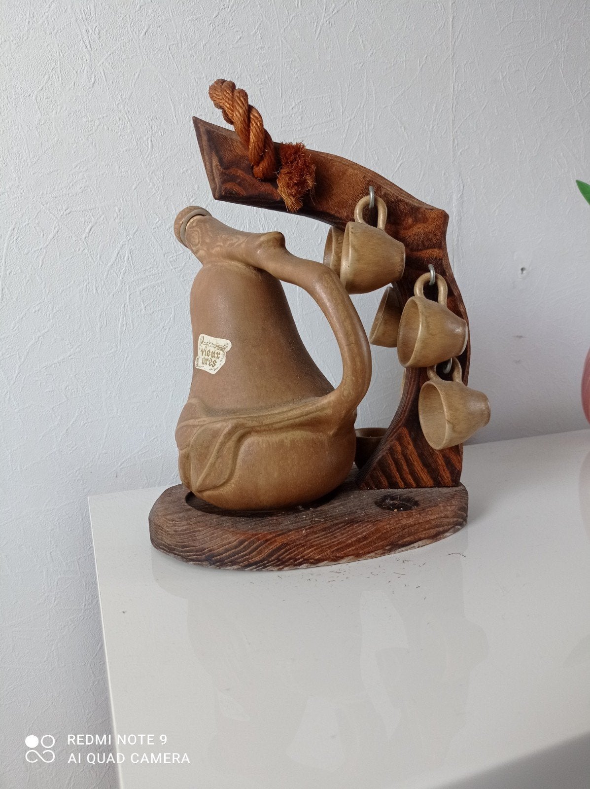 Vintage aardewerk kraf met kopen, Ophalen of Verzenden